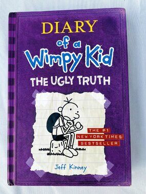 Diary of a Wimpy Kid The Ugly Truth by Jeff Kinney Hardback Book